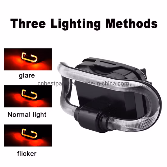 3modes Waterproof LED Bike Tail Light Bicycle Taillights for Outdoor Riding Warning Lights