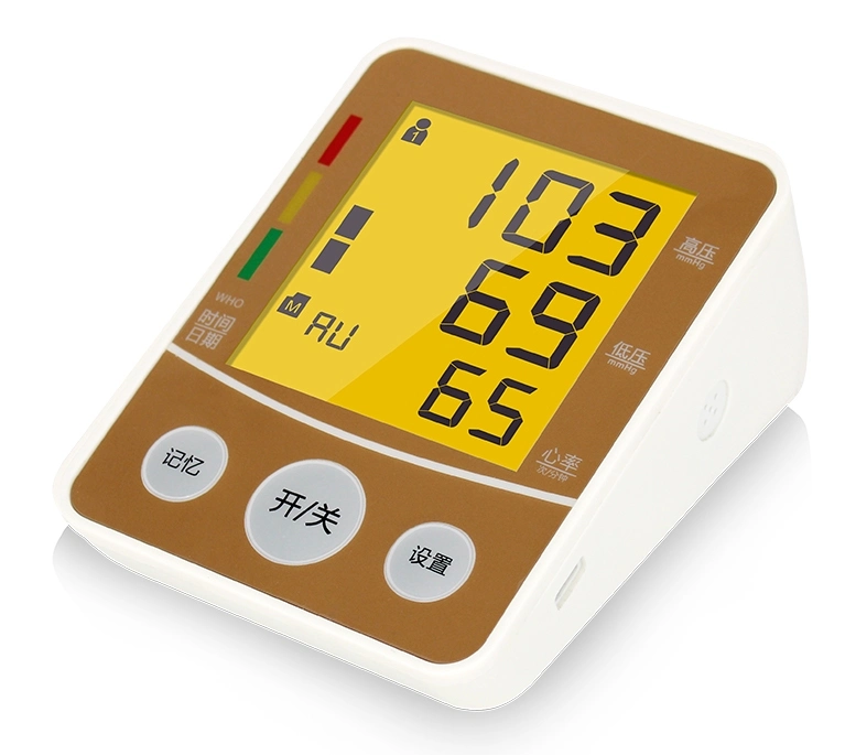 ODM OEM Sphygmomanometer Heart Beat Rate Pulse Meter Machine Digital up Arm Bp Blood Pressure Monitor