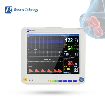 Medizinische Geräte 12,1-Zoll-Multiparameter-Herzfrequenzmonitor für Mütter und Feten für den Heimgebrauch und das Krankenhaus