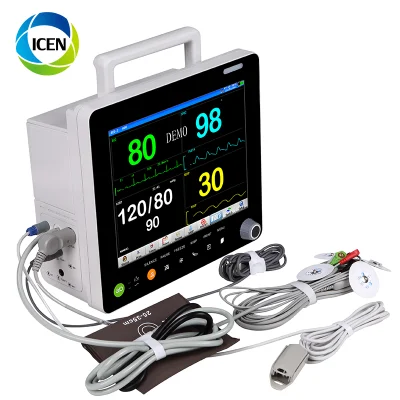 in-C006-1 Neuer ICU-EKG-medizinischer Herzfrequenzmonitor mit mehreren Parametern, 15-Zoll-Patientenmonitor, Preis