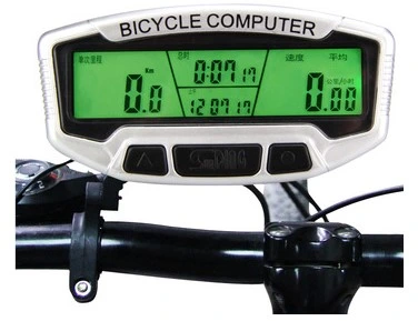 Odom Fahrradcomputer mit doppelter Steuercodetabelle SD-558c, kabellos, leuchtend