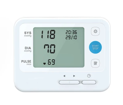 Mn-Bp002 Elektronisches digitales tragbares Stethoskop mit hoher Herzfrequenz und Blutdruckmessgerät für den Oberarm