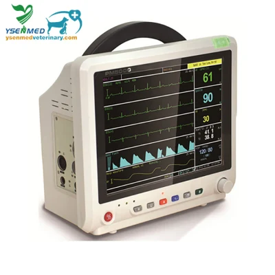 Yspm500V Multiparameter-Monitor für Veterinärgeräte. Veterinär-Herzfrequenzmonitor